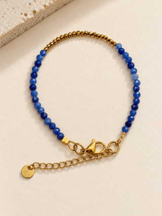 MAISON MALLOW - Bracelet Ava – hématite et sodalite bleue