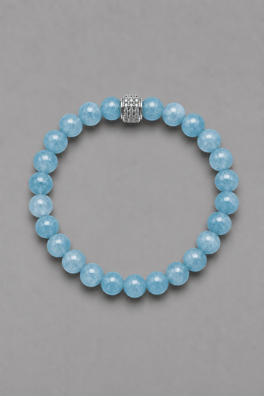 Bracelet aigue marine dd5119f5 b5c9 4491 b454 6f2efd7e5091 NEIJE - Bracelet Candy Aigue Marine Or Blanc – L (poignet de 17 à 19 cm)