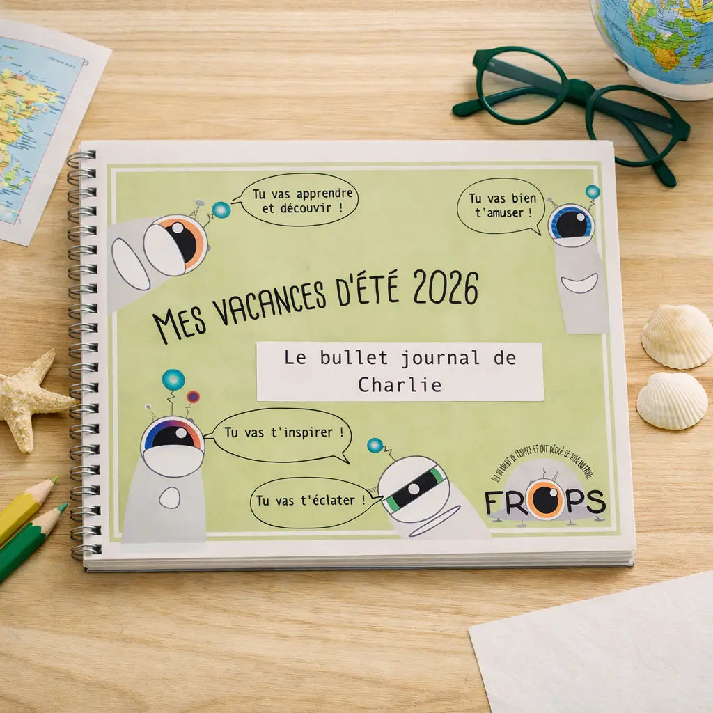 Bulletjournalgrandesvacances Atelier Baby'Sphère - Bullet Journal FROPS des Grandes Vacances d’Été - Un compagnon de voyage géolocalisé. – 3 - 50 pages