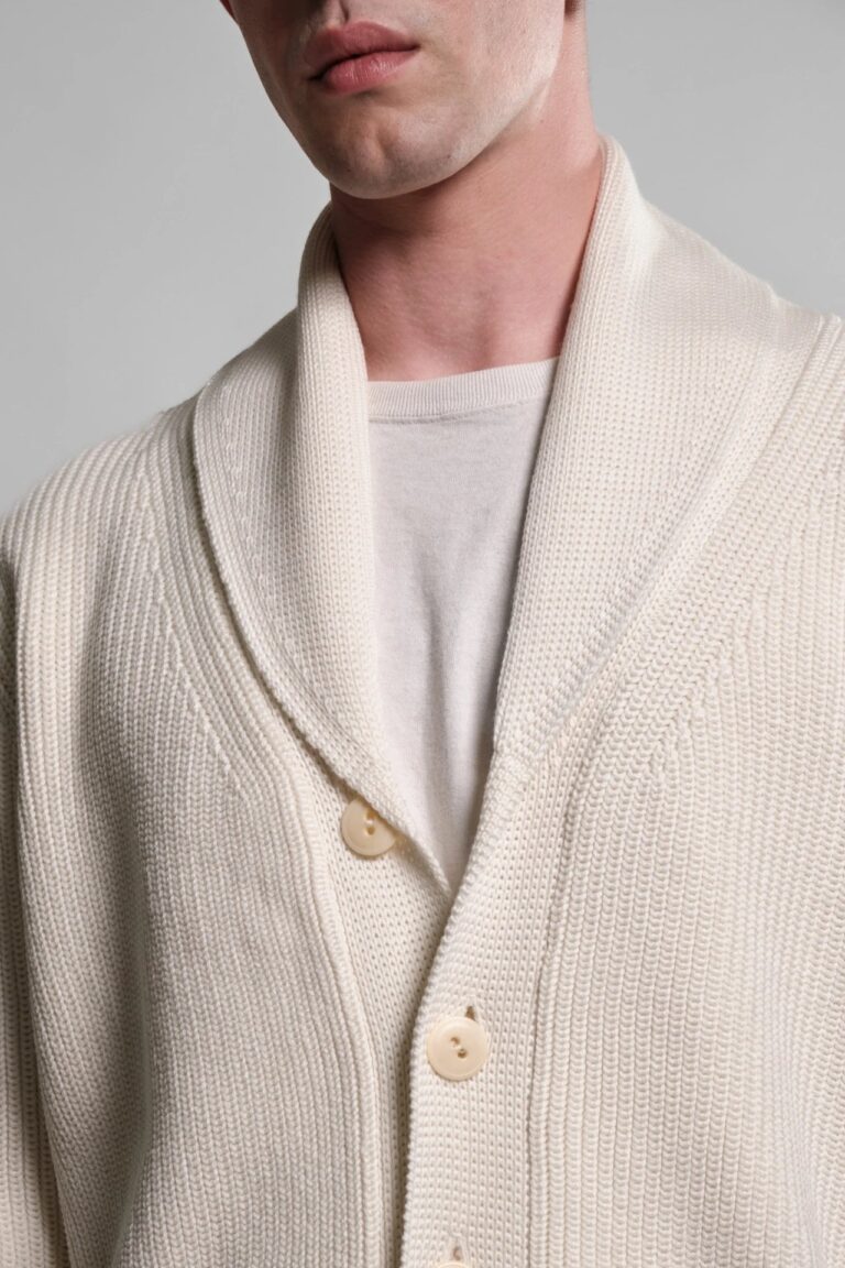 Nitto Knitwear - Cardigan Vasken - Écru – XL