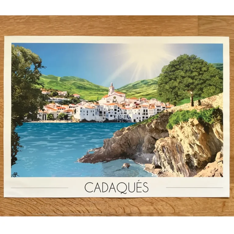 Foliove - Affiche Cadaqués | Imparfaite 30x42 cm – 30x42 cm (A3)