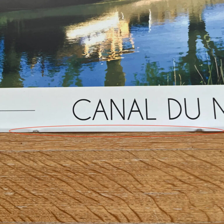 Foliove - Affiche Canal du Midi | Imparfaite 30x42 cm – 30x42 cm (A3)