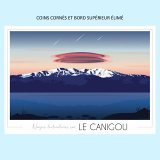 Affiche Le Canigou | Imparfaite 50×70 cm par la marque Foliove Foliove - Affiche Le Canigou | Imparfaite 50×70 cm