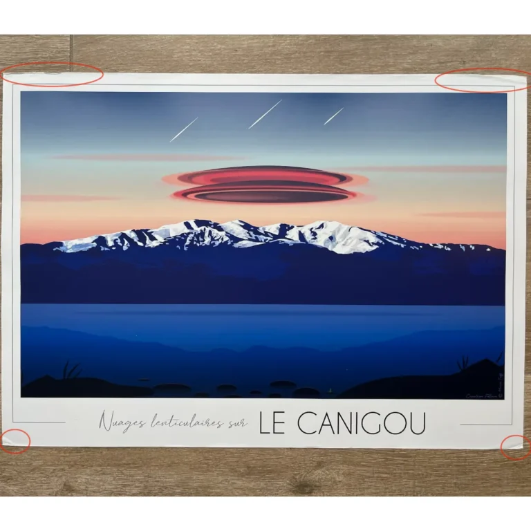 Foliove - Affiche Le Canigou | Imparfaite 50x70 cm – 50x70 cm (B2)