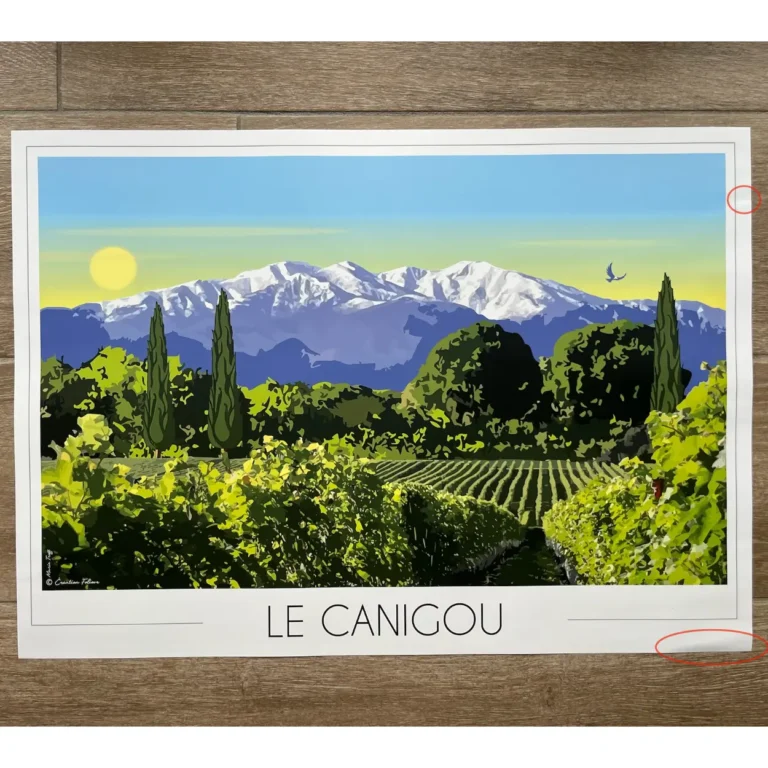 Foliove - Affiche Canigou enneigé | Imparfaite 50x70 cm – 50x70 cm (B2)