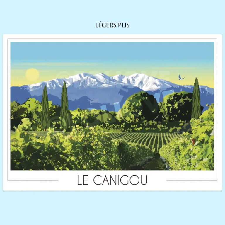 Canigouvertimparfaite1 Foliove - Affiche Canigou enneigé | Imparfaite 50x70 cm – 50x70 cm (B2)