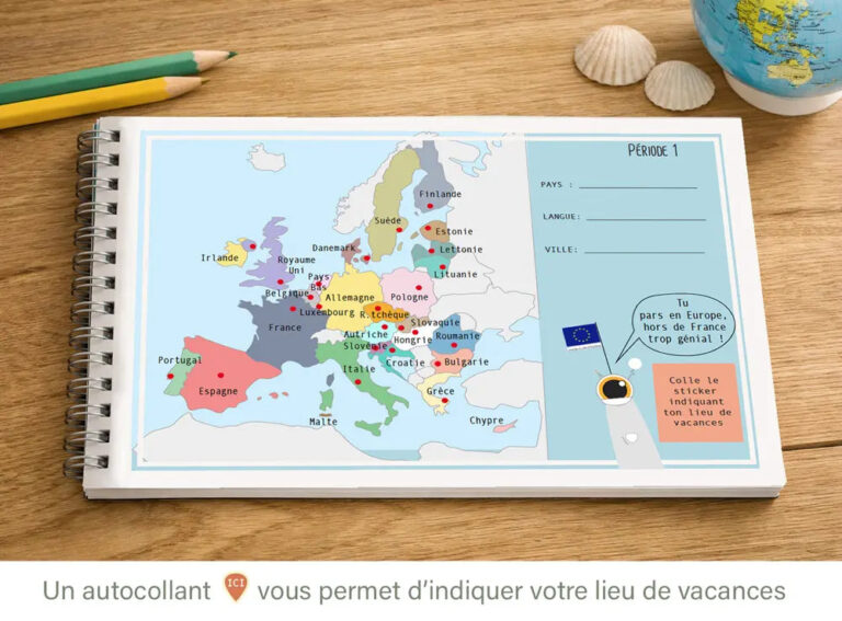 Atelier Baby'Sphère - Bullet Journal FROPS des Grandes Vacances d’Été - Un compagnon de voyage géolocalisé. – 3 - 50 pages