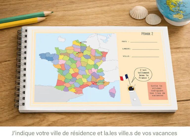 Atelier Baby'Sphère - Bullet Journal FROPS des Grandes Vacances d’Été - Un compagnon de voyage géolocalisé. – 3 - 50 pages