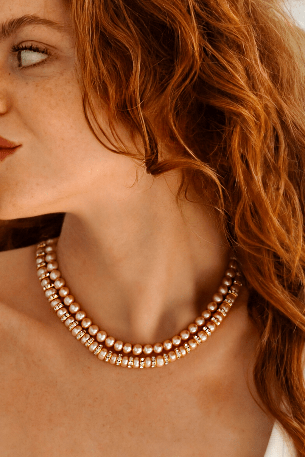 Collier Perle d eau douce Rose NEIJE - Collier Parfait Perles de Culture Roses et Argent 925 – 50 cm