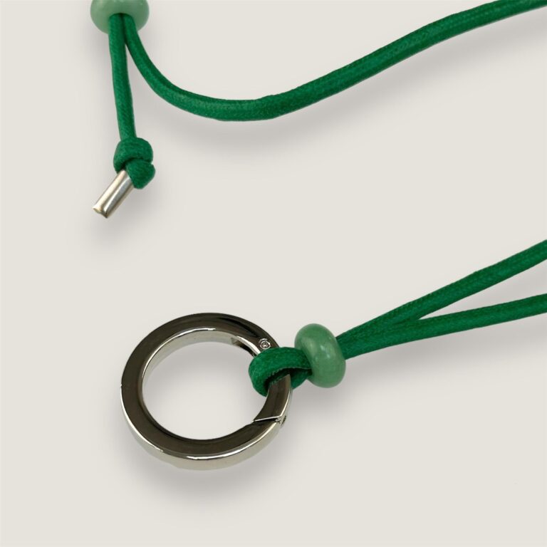 Atelier BALTUS - Eve - Collier porte-lunettes en coton ciré – Noir / Gun