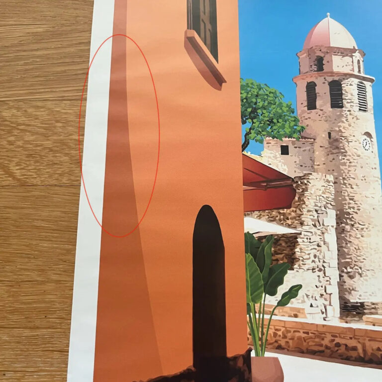 Foliove - Affiche Clocher de Collioure | Imparfaite 30x42 cm – 30x42 cm (A3)