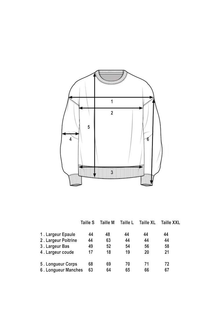 86 % coton 14% cachemire - Sweat CUERVO Windblue – XL