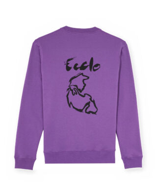 Sweat Pangée Violet par la marque Ecclo Ecclo - Sweat Pangée Violet