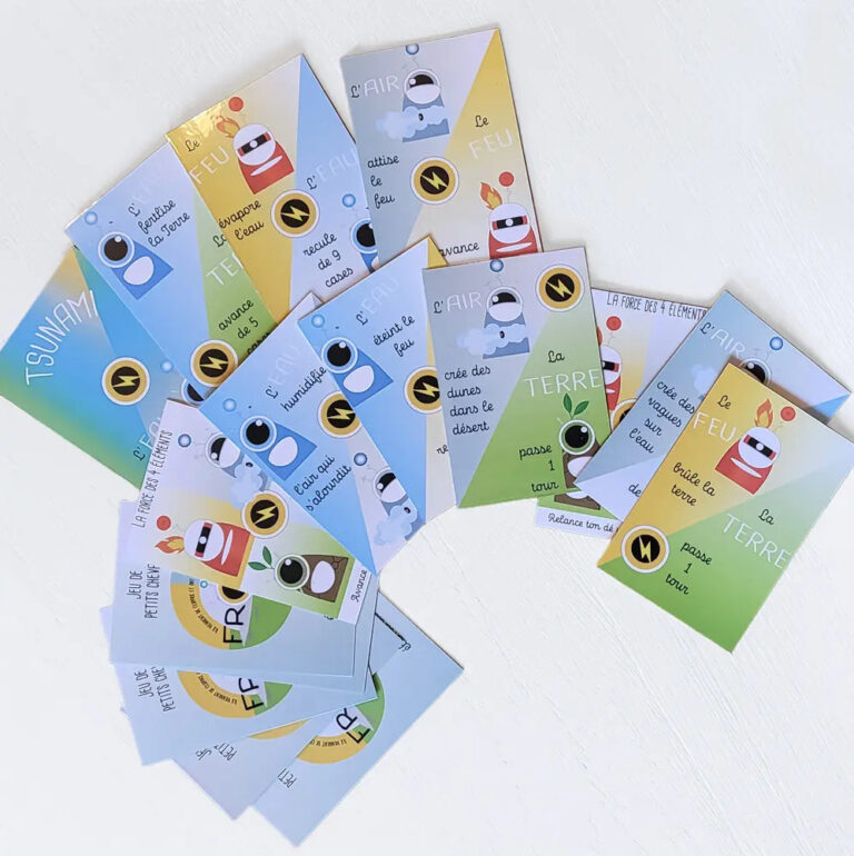 Atelier Baby'Sphère - Jeu des Petits Chevaux FROPS – Les 4 Éléments – Oui