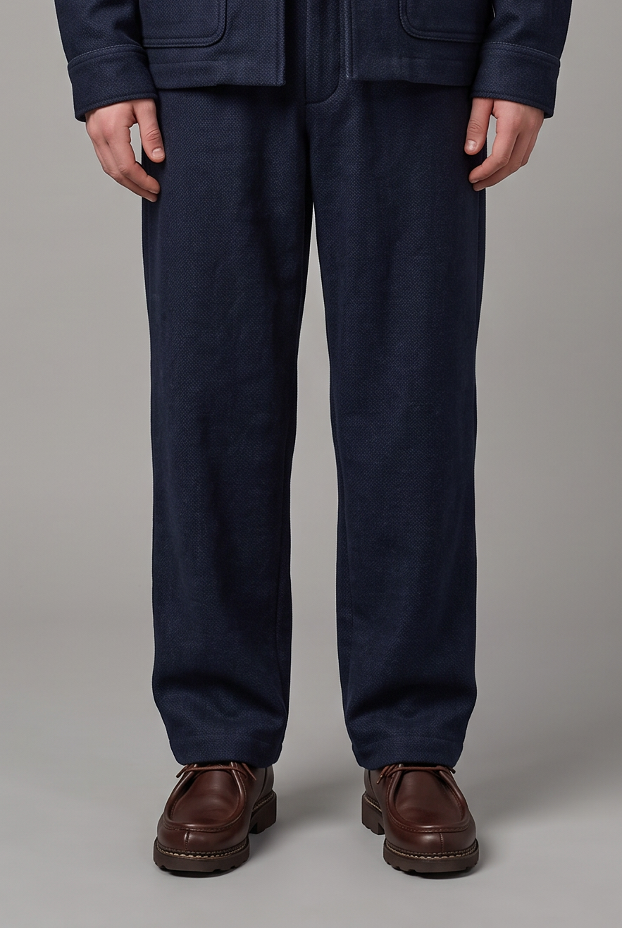JAGVI. Rive Gauche - Pantalon Pleats en coton denim bio – denim / FR:48/ US:38