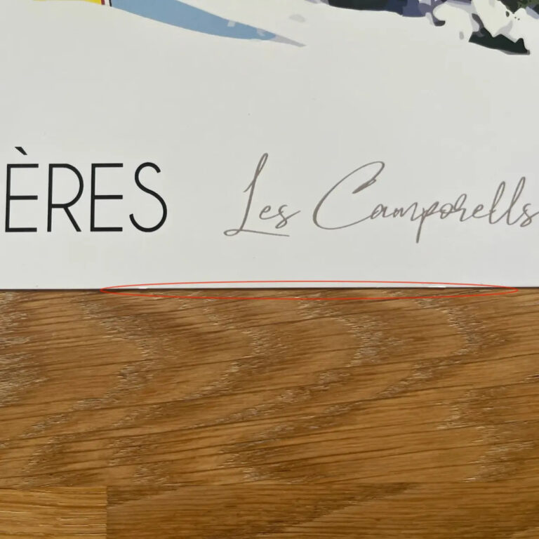 Foliove - Affiche Formiguères | Imparfaite 30x42 cm – 30x42 cm (A3)