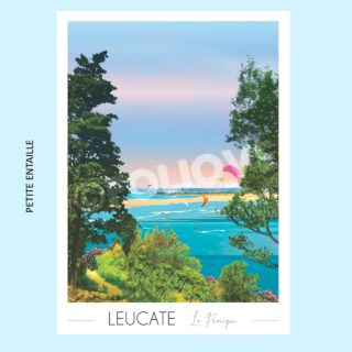 Affiche Leucate La Franqui | Imparfaite 30×42 cm par la marque Foliove Foliove - Affiche Leucate La Franqui | Imparfaite 30×42 cm