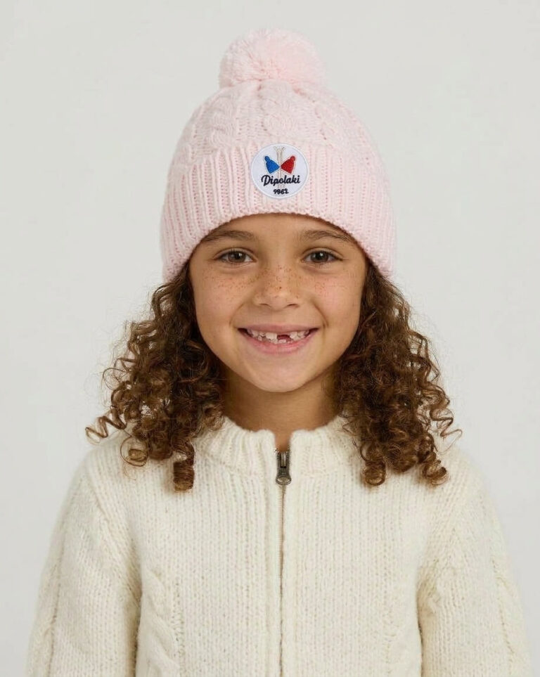 PIPOLAKI - Bonnet Cervino Baby (6 mois- 2ans) – Ecru