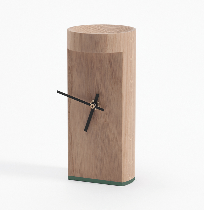 Horloge Carmen made in France vert Sauge Drugeot.com - Horloge CARMEN – vert-sauge