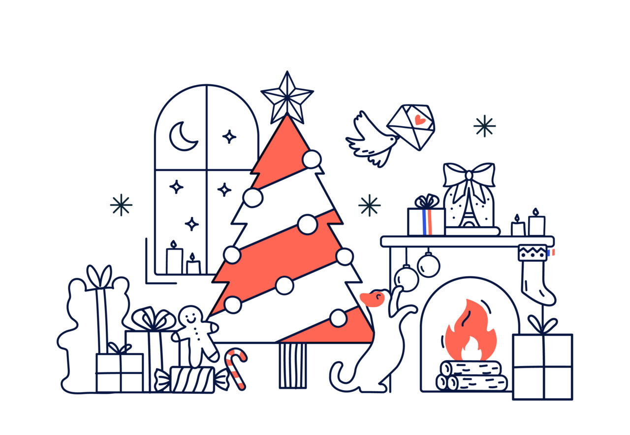 ILLU MDF NOEL BLANC Idées cadeaux made in France