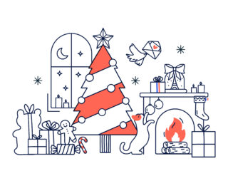 Marques de France - Illustration Noël