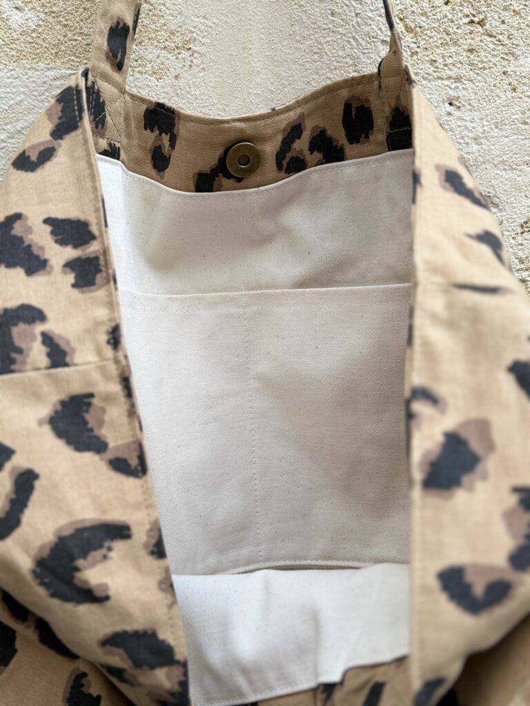 Maison Mallow - Sac Cabas Medium léopard clair