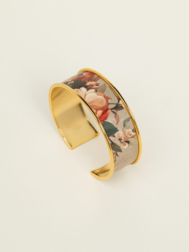 lili-bellule - AMBRE – Orange / Or / 15 mm
