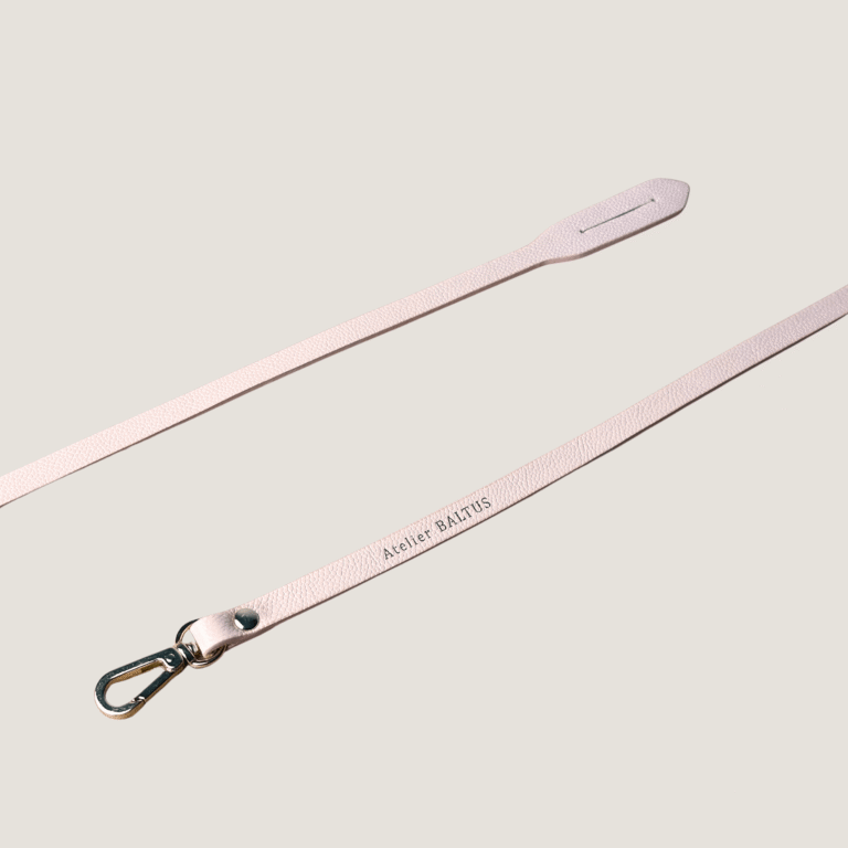 Atelier BALTUS - Porte-clé lien simple mousqueton en cuir – Marine