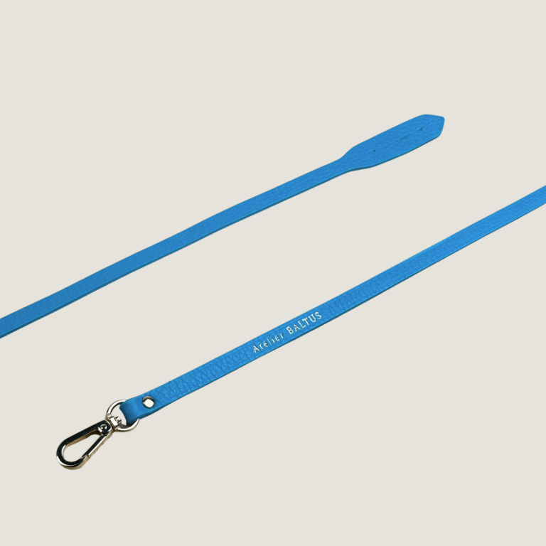 Atelier BALTUS - Porte-clé lien simple mousqueton en cuir – Noir caviar