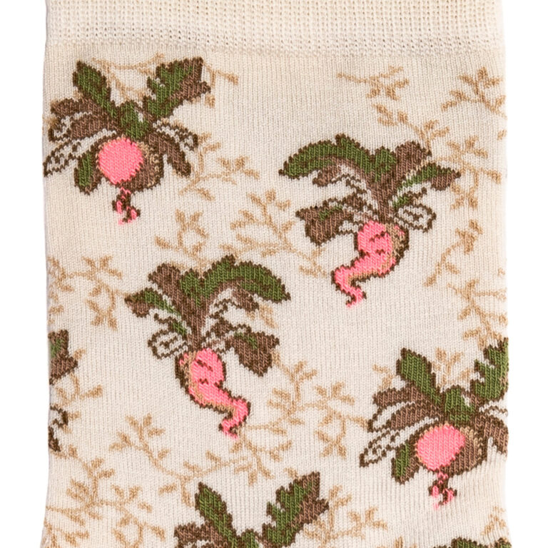Maison Broussaud - Les navets - chaussettes femme - coton écru – 39/41 / ECRU