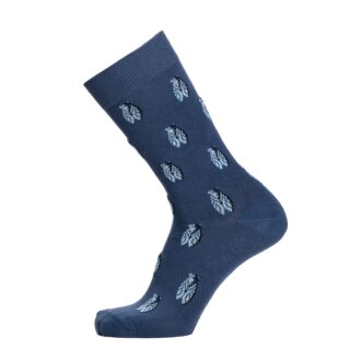 Les cigales – chaussettes homme – coton bleu par la marque Maison Broussaud Maison Broussaud - Les cigales – chaussettes homme – coton bleu