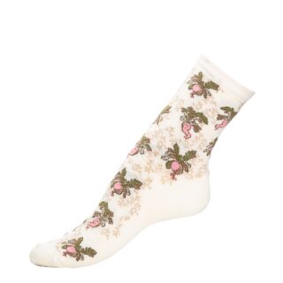 Les navets – chaussettes femme – coton écru par la marque Maison Broussaud Maison Broussaud - Les navets – chaussettes femme – coton écru