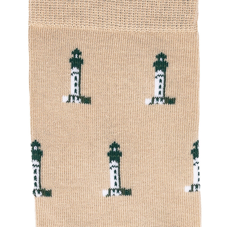 Maison Broussaud - Les phares Armor-lux x Maison Broussaud - chaussettes homme - coton beige – 43/46 / BEIGE