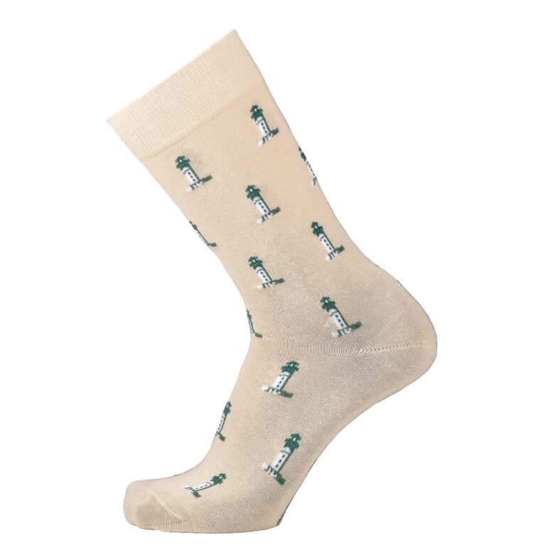 MG 3678 Maison Broussaud - Les phares Armor-lux x Maison Broussaud - chaussettes homme - coton beige – 43/46 / BEIGE