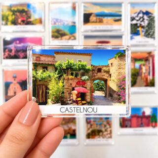 Magnet Castelnou Village par la marque Foliove Foliove - Magnet Castelnou Village