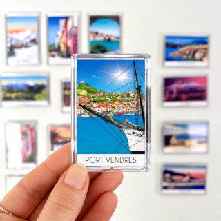 Magnet Port-Vendres Port par la marque Foliove Foliove - Magnet Port-Vendres Port