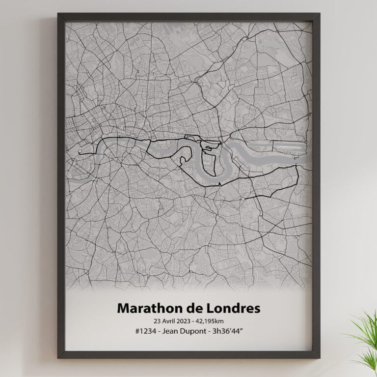 The Post Trace - Affiche Marathon de Londres