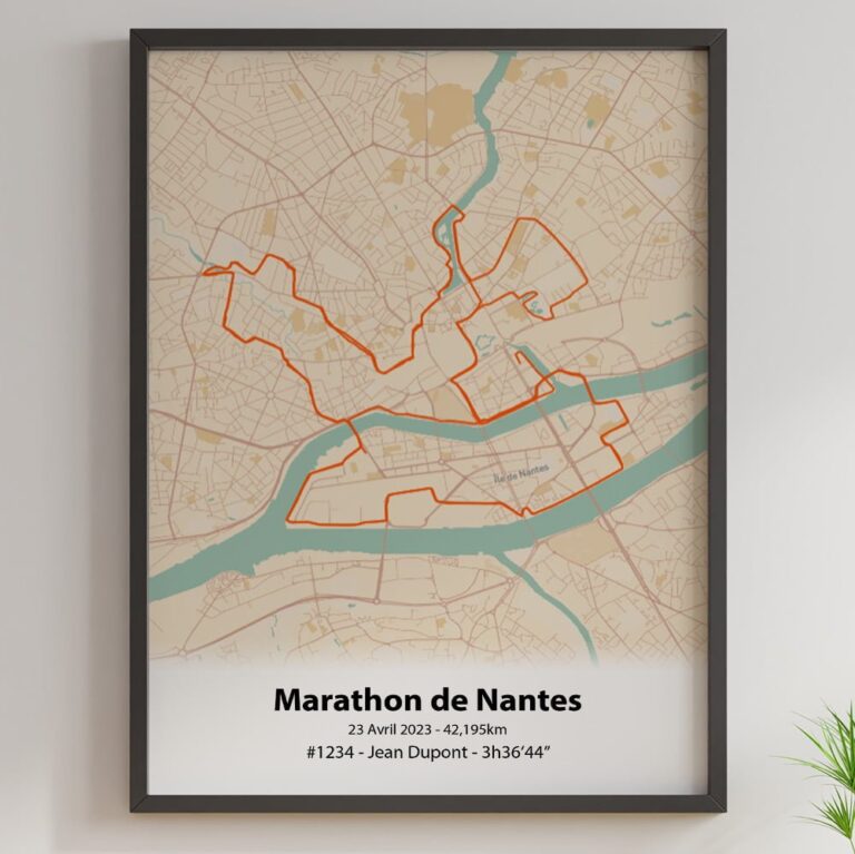 The Post Trace - Affiche Marathon de Nantes