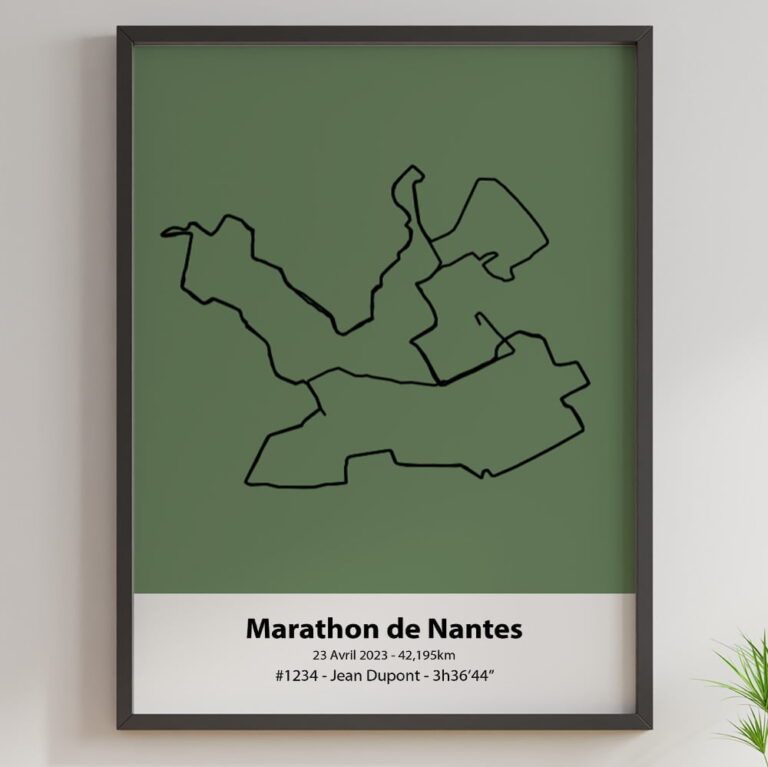 The Post Trace - Affiche Marathon de Nantes