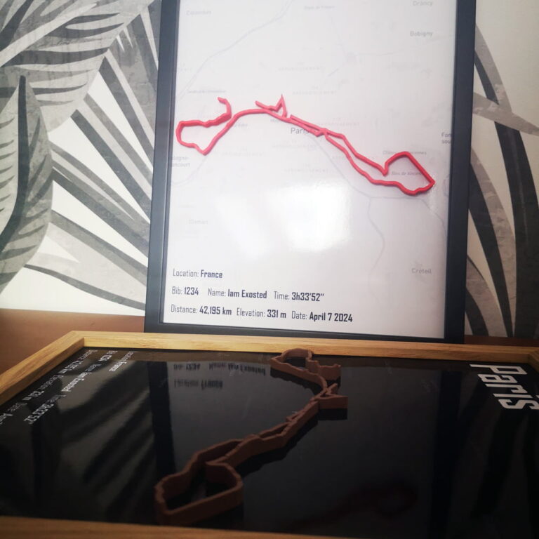 The Post Trace - Affiche 3D du circuit de votre épreuve