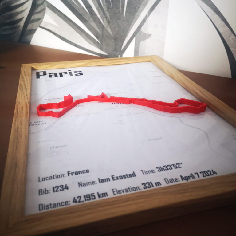 The Post Trace - Affiche 3D du circuit de votre épreuve