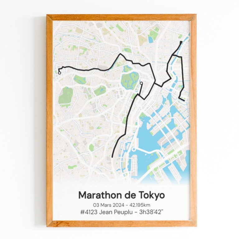 The Post Trace - Affiche Marathon de Tokyo