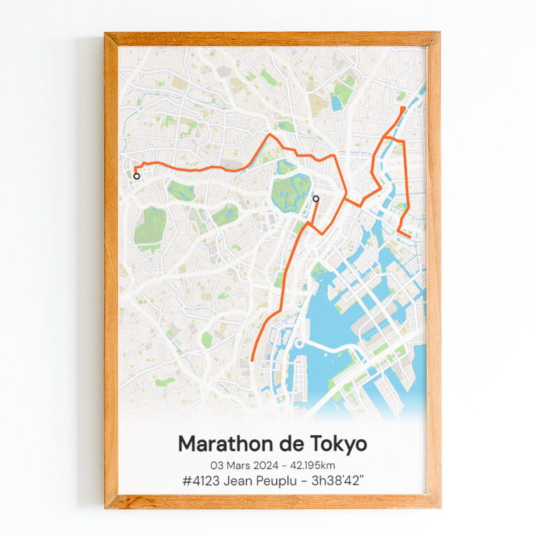 The Post Trace - Affiche Marathon de Tokyo