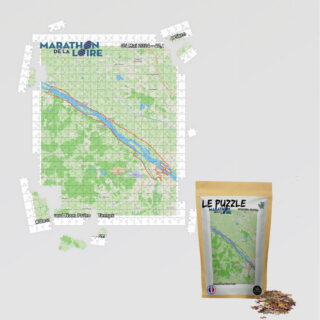 Puzzle Marathon de la Loire par la marque The Post Trace The Post Trace - Puzzle Marathon de la Loire