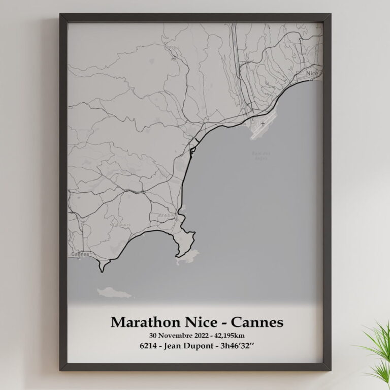 The Post Trace - Affiche Marathon Nice Cannes