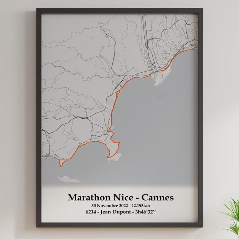 The Post Trace - Affiche Marathon Nice Cannes