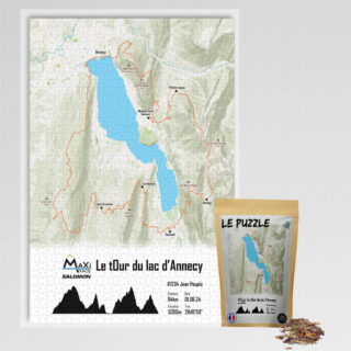 Puzzle MaXi-Race® – Le tOur du Lac d’Annecy par la marque The Post Trace The Post Trace - Puzzle MaXi-Race® – Le tOur du Lac d’Annecy