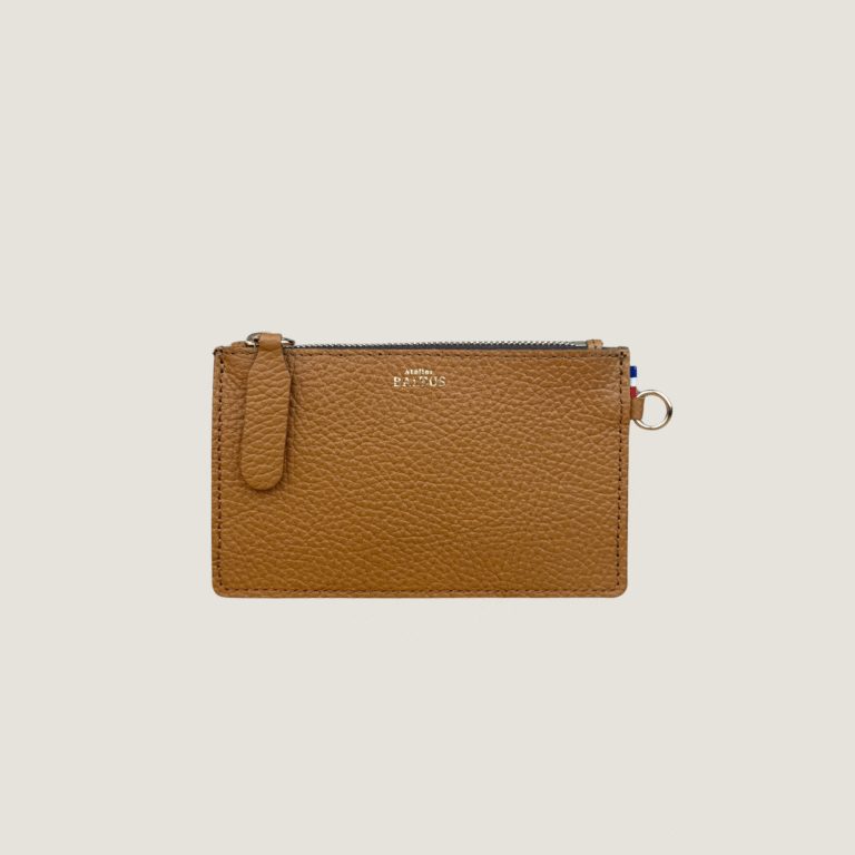 Atelier BALTUS - Jade - Mini pochette porte-cartes en cuir – Noir