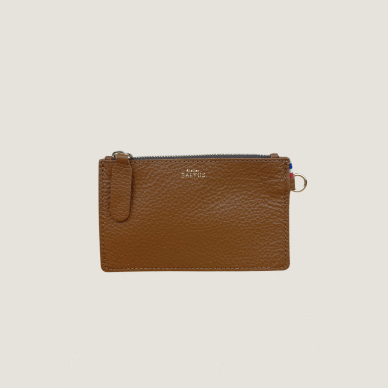 Atelier BALTUS - Jade - Mini pochette porte-cartes en cuir – Noir