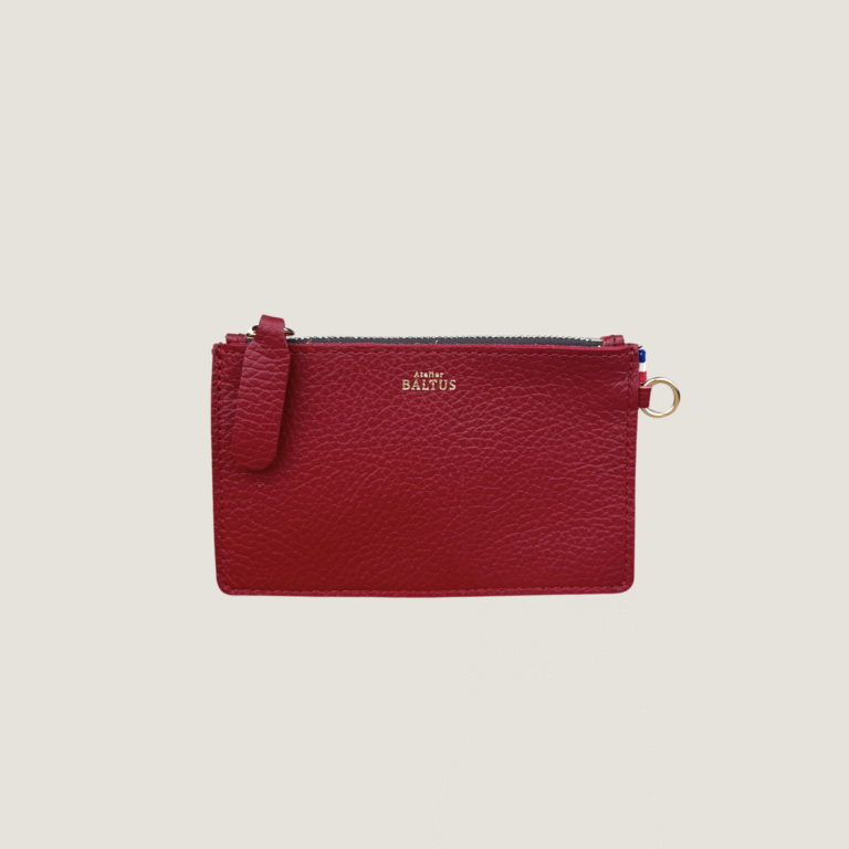 Atelier BALTUS - Jade - Mini pochette porte-cartes en cuir – Noir